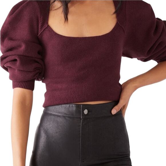 *SOLD* NWT! Free People Saffron Open Back Sweater - Size Small - Picture 4 of 11